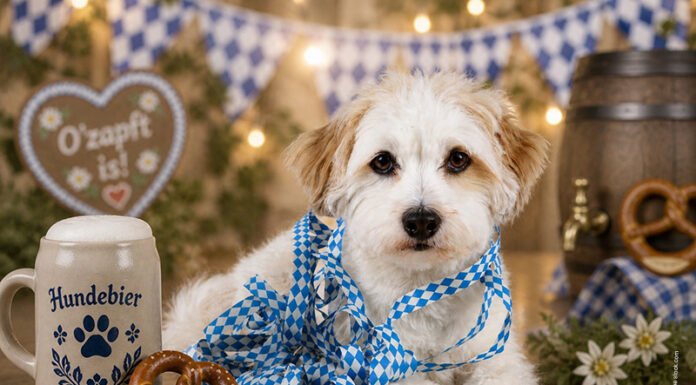 Showroom – Das DOGtoberfest im Hundenapf Hunde feiern ihr DOGtoberfest